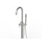Castello Usa Neptune Freestanding Brushed Nickel Gooseneck Tub Filler Faucet with Standard Handle CB-F04-BN - alternate 3